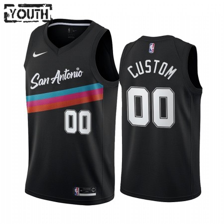 Kinder NBA San Antonio Spurs Trikot Benutzerdefinierte 2020-21 City Edition Swingman